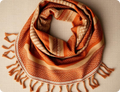 Handwoven Terracotta Scarf